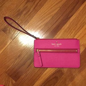 Pink Kate Spade Wristlet